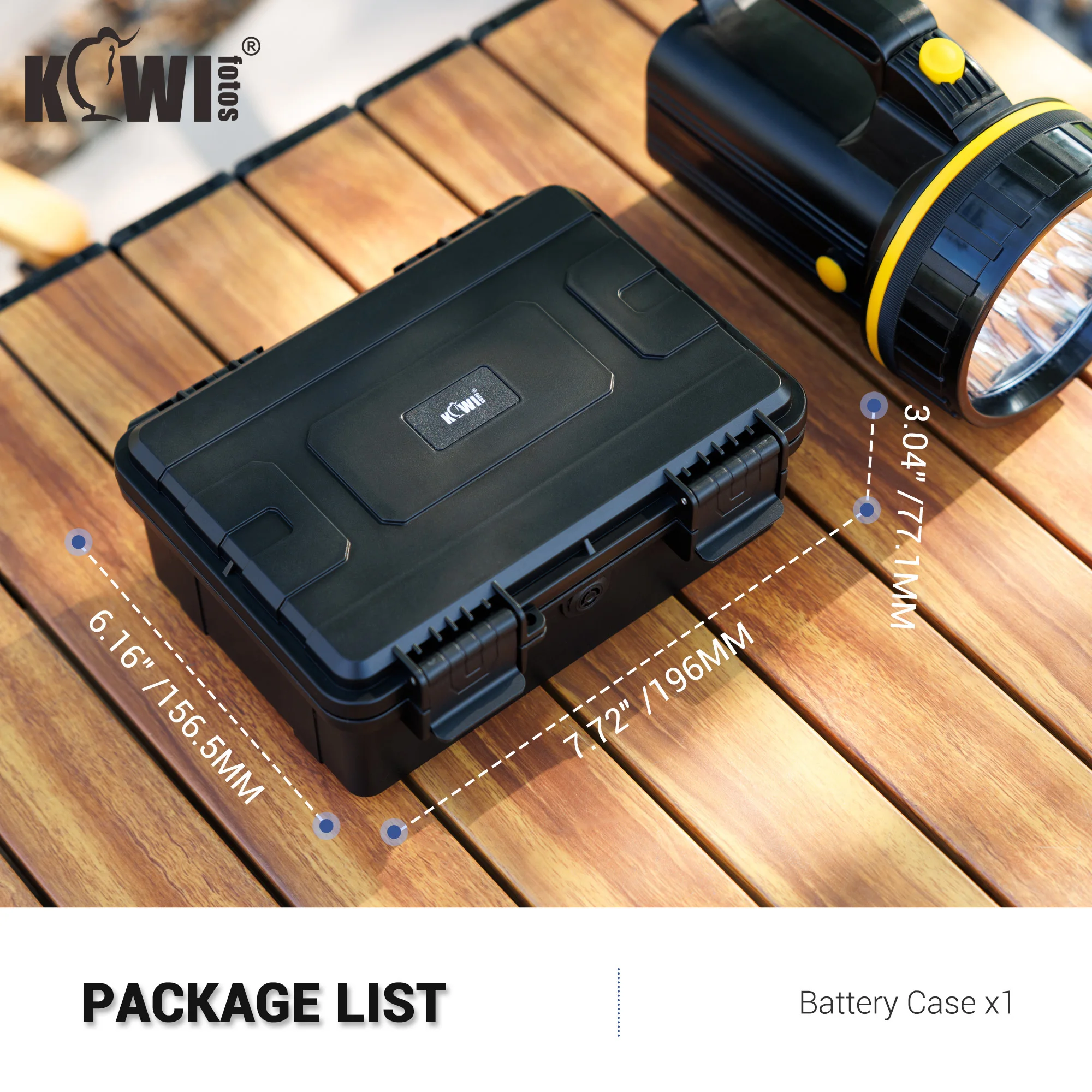 15 Steckplätze Typ D Batterie Organizer Aufbewahrung koffer Hochleistungs-IP67 wasserdicht lr20/d/am1 Zelle Alkali batterien halter für den Außenbereich – Detail 6
