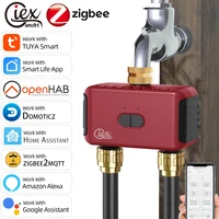 WIFI & ZIGBEE 2-Zone Watering Timer Smart Garden Automatic Irrigation System Drip Sprinkler Controller Valve Tuya 2MQTT ZHA 1