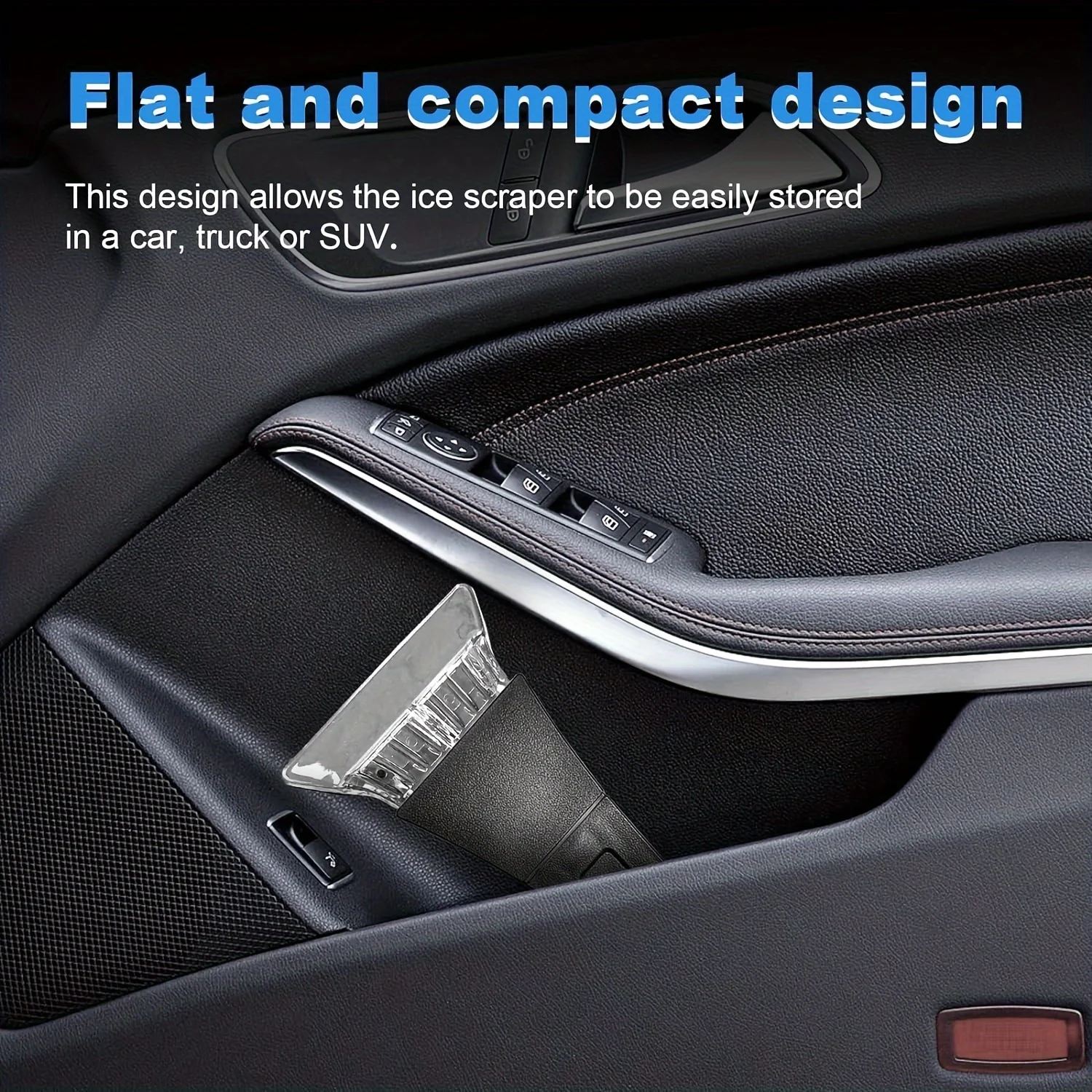 2pcs Car Snow Shovel Ice Scraper Cleaning Tool For Vehicle Windshield Auto Snow Remover Cleaner Winter Car Accessories