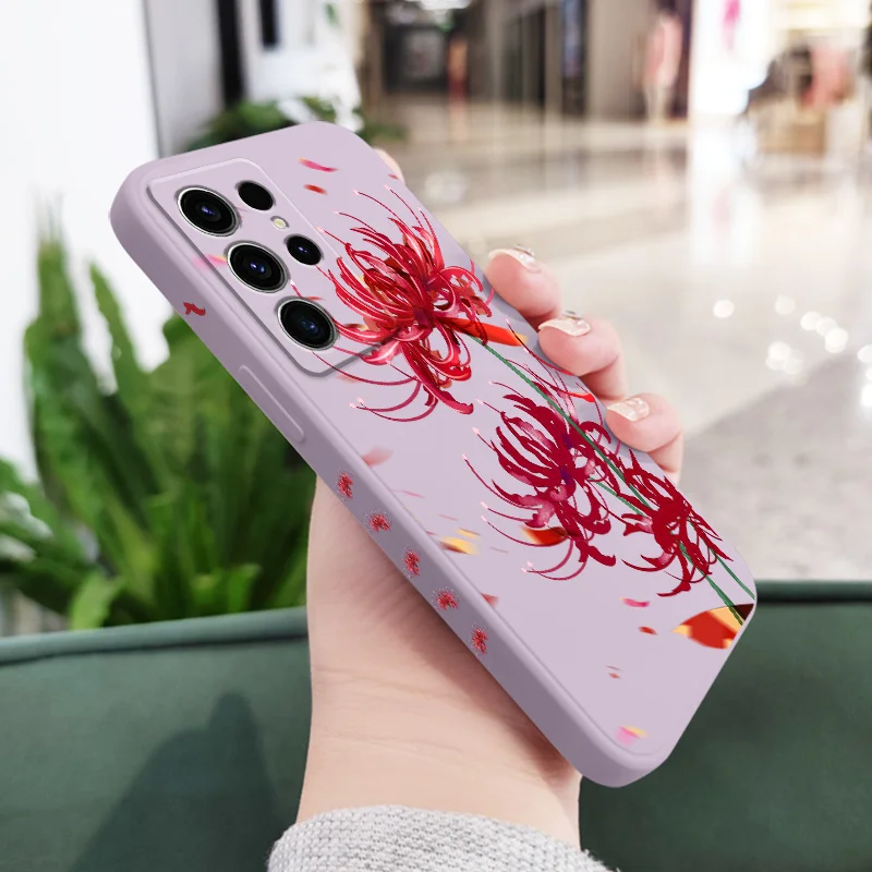 Elegant Higan Flower Phone Case Cover