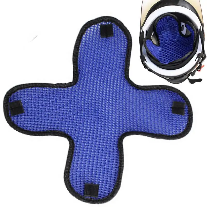 

Motorcycle Safety Head Protection Hard Hat Cap Insert Liner Cool 3D Air Mesh Microfiber Helmets Cooling Pad Fit Motorbike Helmet