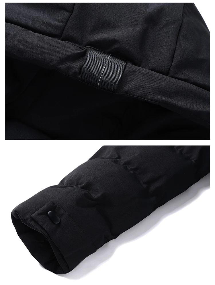 Puffer Jacket Men 8XL Thick Warm Winter Jackets Plus Size Hooded Long Coats Fashion Casual Cotton Padded Parkas Man Outwear Top