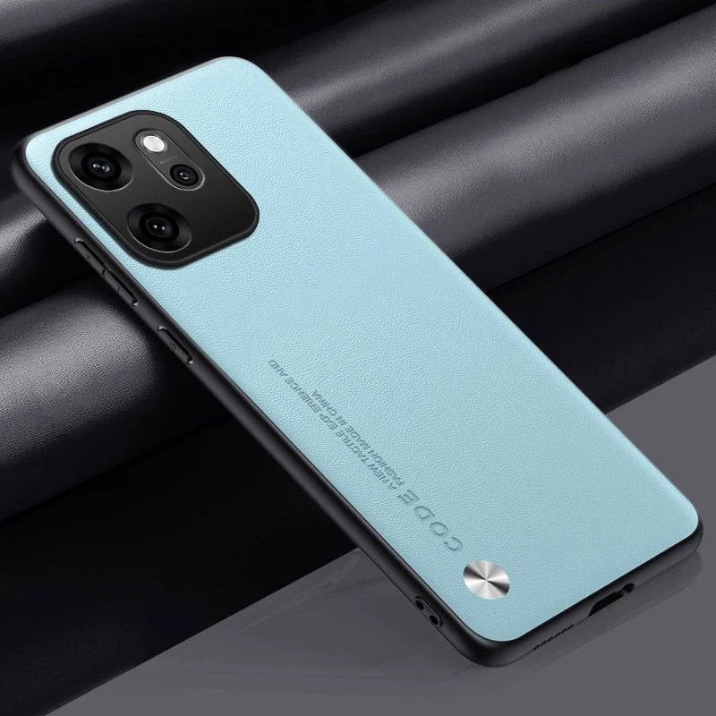 Premium PU Leather Silicone Phone Case - Full Protection Back Cover