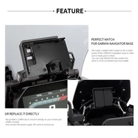 For BMW R1200GS LC Adventure Navigation Bracket R1250GS S1000XR R1200RS USB Wireless Charger Mobile Phone Holder Stand Bracket - Image 2