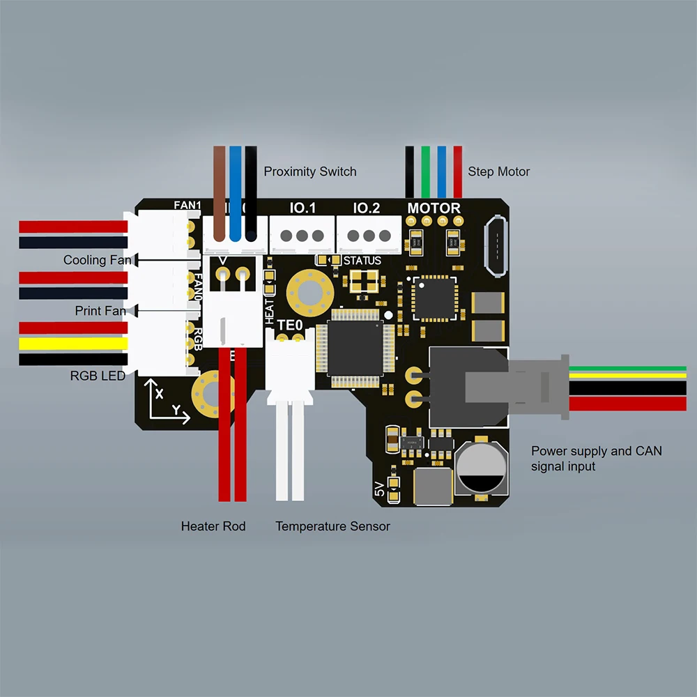 STM32F072 Suporte Klipper com Sensor de Aceleração