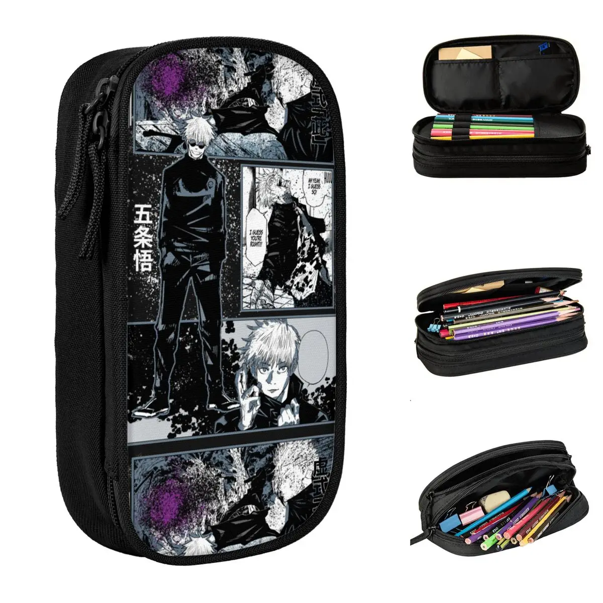 Satoru Gojo Jujutsu Kaisen Anime Manga Pencil Cases