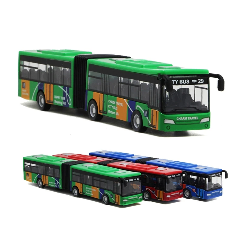 Ônibus urbano realista puxar para trás brinquedos modelo infantil jogos de  mesa melhor presente - AliExpress