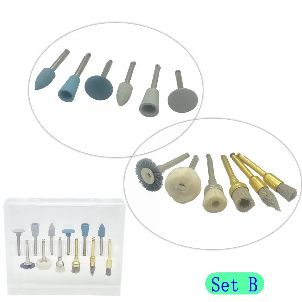 12 قطعة طقم تلميع مركب للأسنان RA 2.35 مللي متر لل...