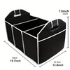 1pcCar back-up storage box car interior accessories folding storage box, car non-woven fabric storage box 3