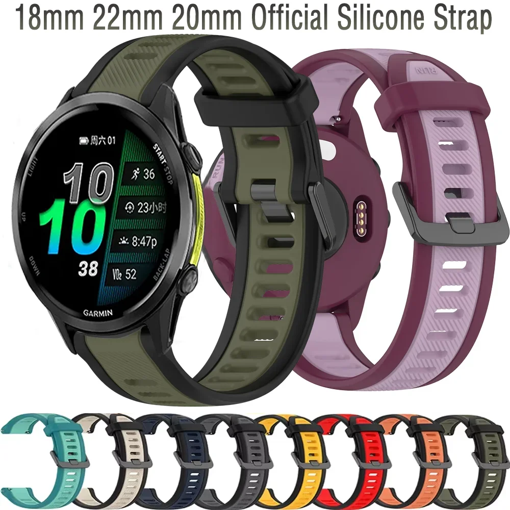 Premium Silicone Watch Strap - Versatile Band Bracelet in Multiple Sizes