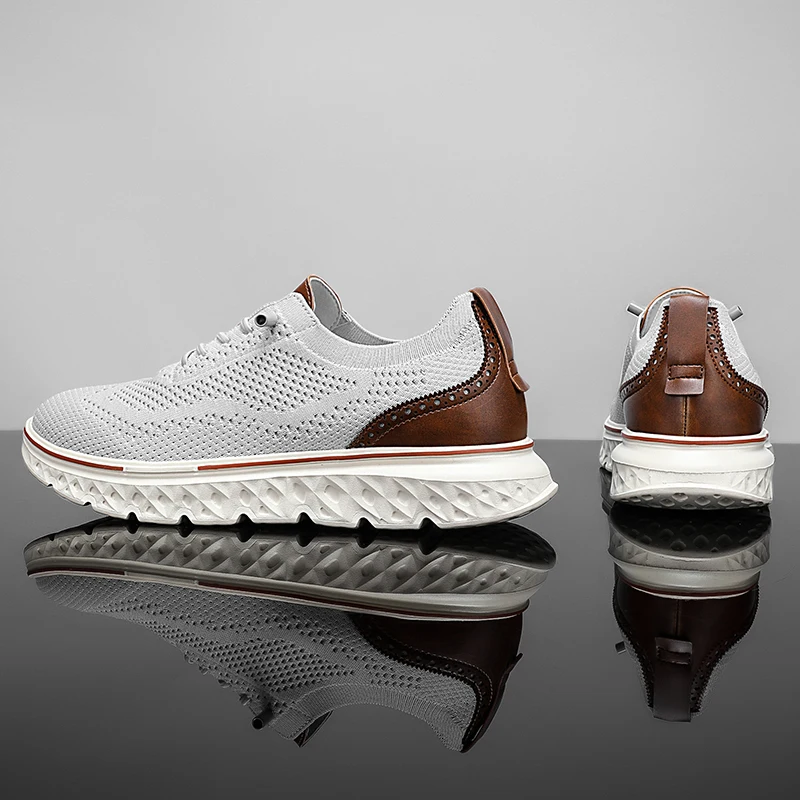 Casual Shoes for Men Spring Summer Breathable Walking Shoes Lightweight Low Top Sneakers Mens Fashion Sports Shoes - 4