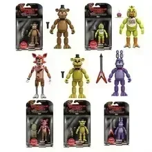 Five Nights Security Breach FNAF Game Action Figures Bear Midnight Harem Movable Joint Detachable Model Doll Toy Gift for Kids