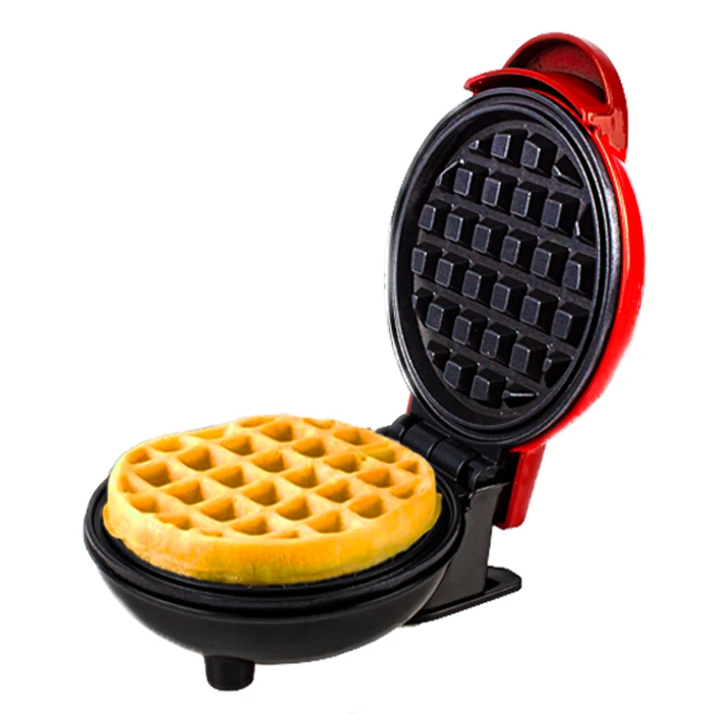 Mini Electric Waffles Maker Bubble Egg Cake Oven Breakfast Waffle