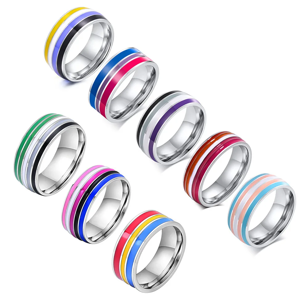 A-o-inoxid-vel-lgbt-anel-para-mulheres-e-casais-orgulho-amor-promessa ...