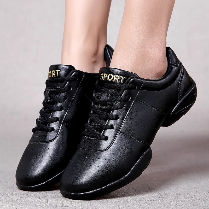 Dance Shoes Woman 2022 New Ladies Modern Soft Outsole Jazz Sneakers Aerobics Breathable Lightweight Female Dancing Fitness Sport 