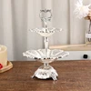 PEANDIM Luxury Portable Fruit Plate European Desktop Tray Wedding Party Cake Stand Home Nuts Sweets Decorative Storage Tray 5