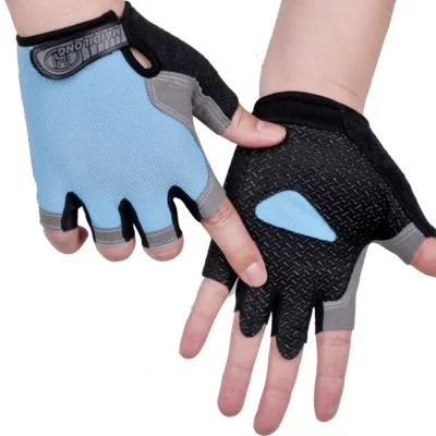 Half Finger Gloves Gym Fitness Anti-Slip Women Men Gel Pad Gloves Gym Cycling Fingerless Gloves Bicycle Accessories 5