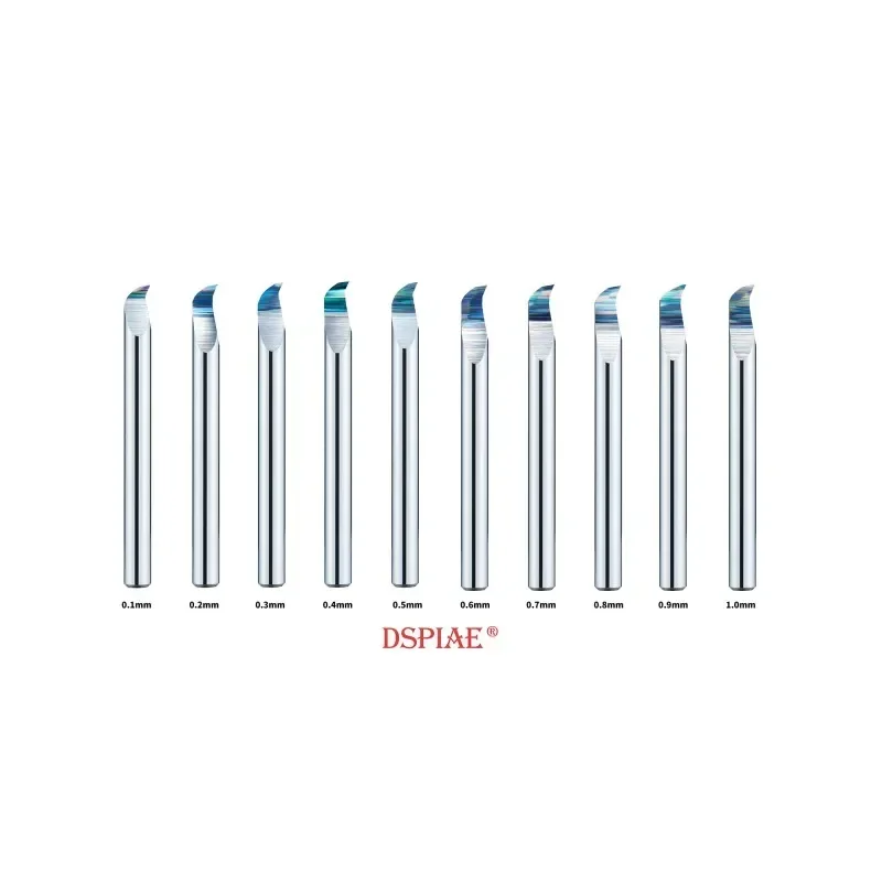 DSPIAE HC Series 0.1mm~1.0mm Model Chisel Hook Broach Blade for Model Hobby Building DIY Tools