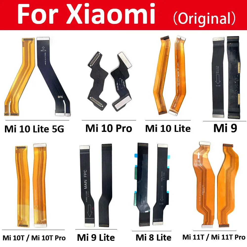 

5PCS Original Motherboard FPC Main Board Connector Flex Cable Part Ribbon For Xiaomi For Xiaomi Mi 8 9 10 10T 11 Lite 11T 9T Pro