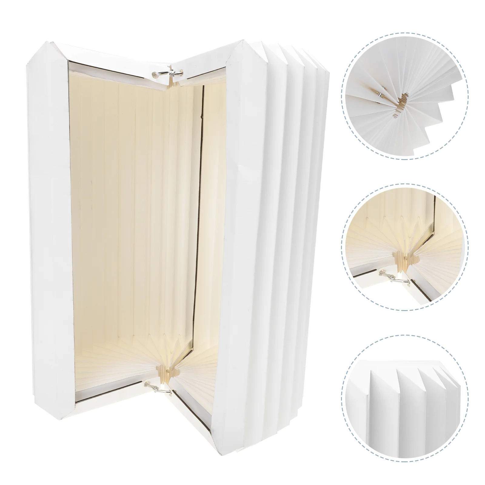 

Lamp Shade Origami Lantern Paper Hanging Lampshade Nordic Light Decor Accessory White Chandelier