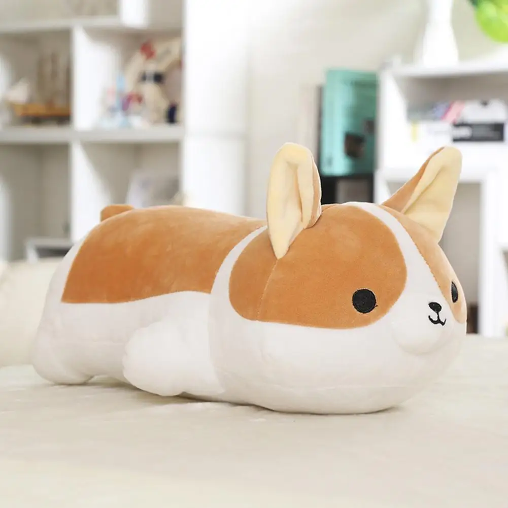 

40cm Puppy Plush Toy Comfortable Dog Plush Doll Puppy Doll Lovely Corgi Plush Pillow Stuffed Animal Toy Home Decorations