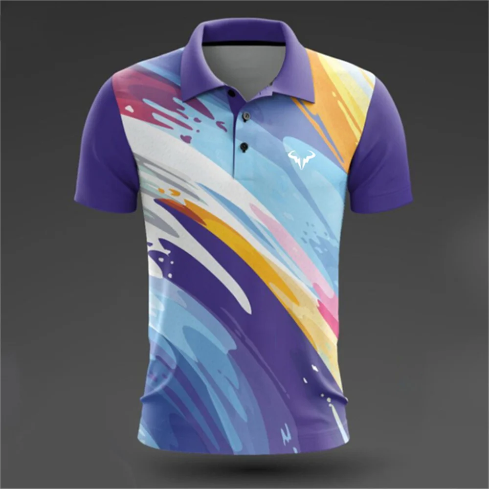 Men's Quick Drying Polo Shirt Ultrathin Running Short Sleeve Women's Breathable Tennis Jersey Summer Badminton Training Clothes
