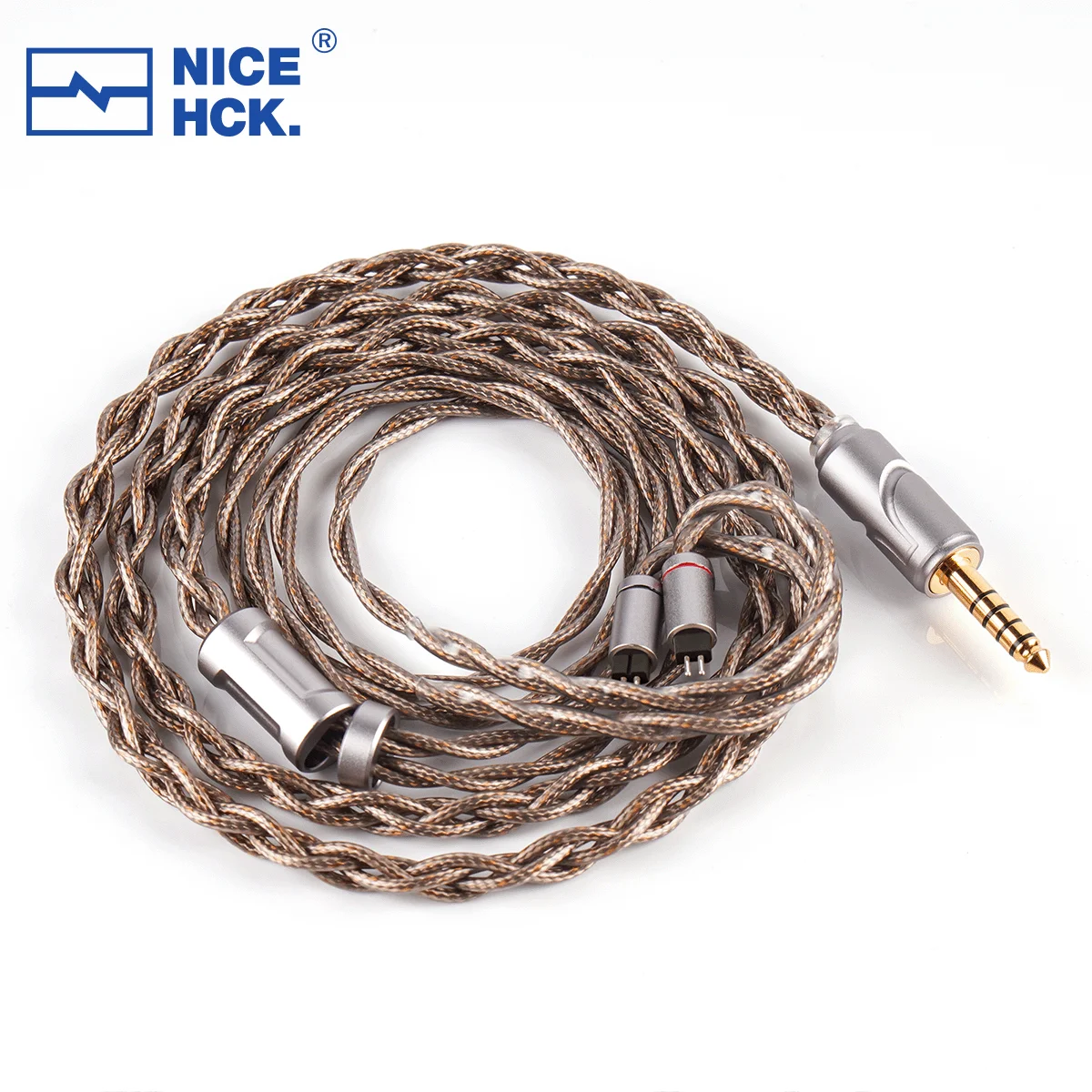 NICEHCK AceComet LTD 2pin 4.4mm純銀プラグ 8N Amazon | NICEHCK LitzPS Pro イヤホンケーブル 4N8芯純銀 99.99%純度