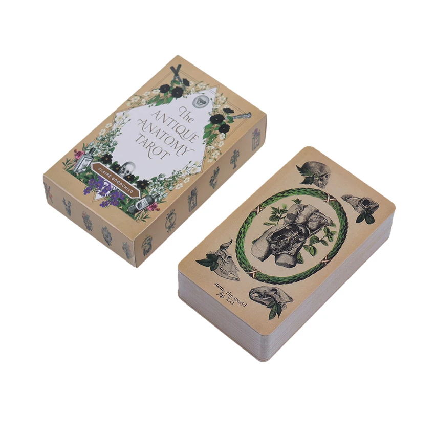The Antique Anatomy Tarot Cards Deck Full English Oracle Divination Fate Family Party Board Game 3