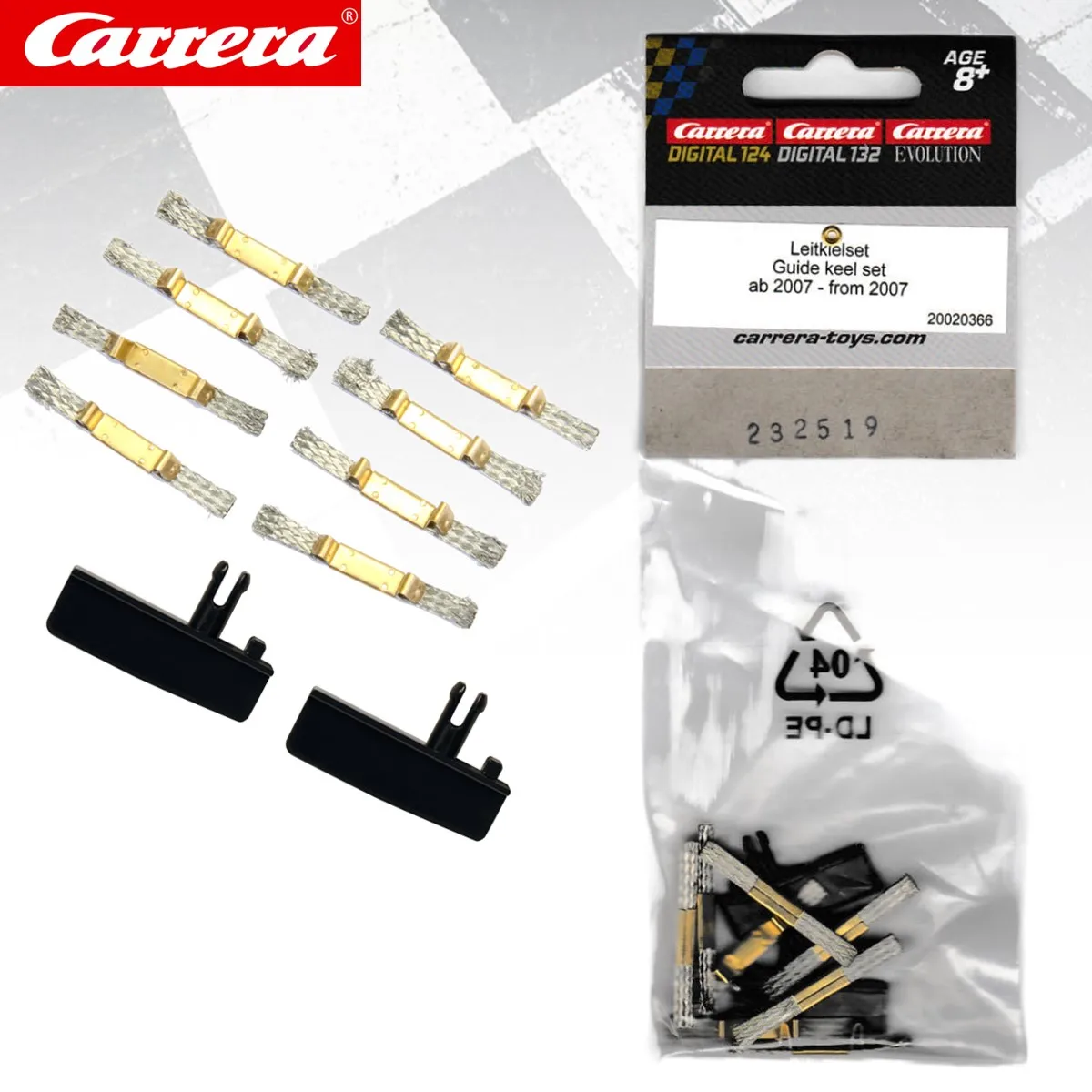 CarreraスロットカーパーツDigital124/132/進化20365/20366