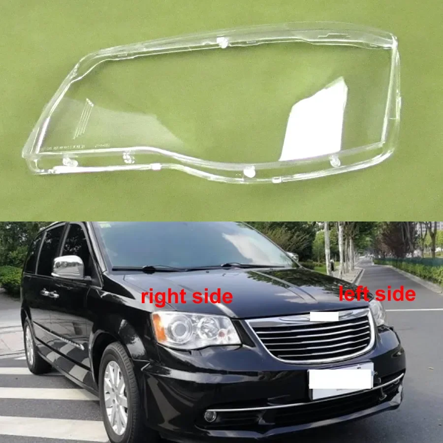 

For Chrysler Grand Voyager 2013 2014 Headlight Lens Cover Transparent Lampshade Headlamp Shell Plexiglass Auto Replacement Parts