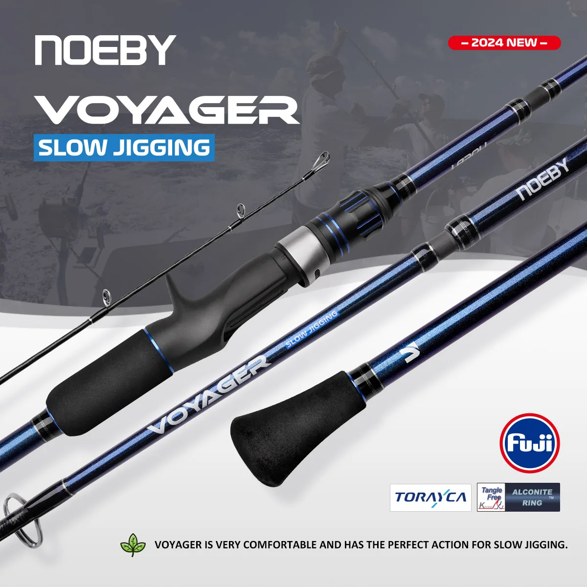 

Noeby 1.83m 1.96m Slow Jigging Fishing Rod M ML 20kg Max Drag Fuji Guide High Sensitivity Carbon Spinning Casting Fishing Rods