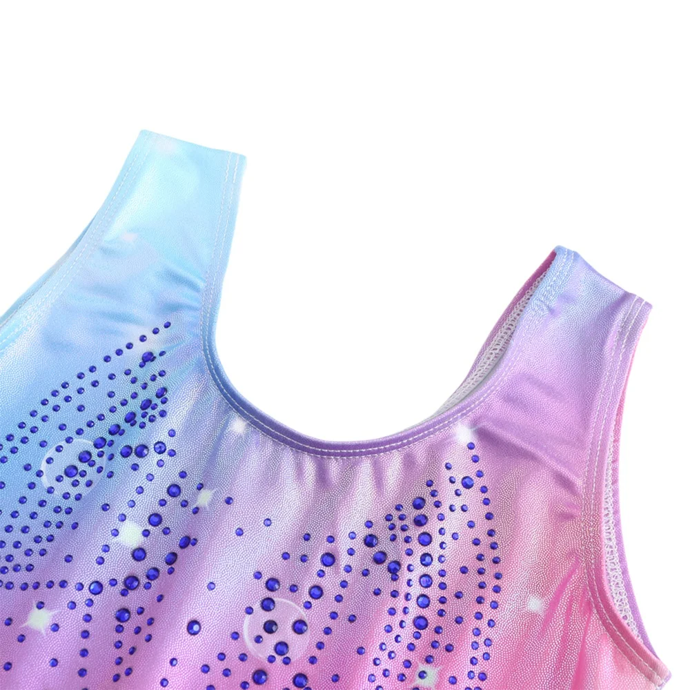 Gymnastics Leotards for Girls Dance Leotard Sleeveless Dancewear Athletic Ballet Dance Dress Kids 5-14 Y children dance leotards