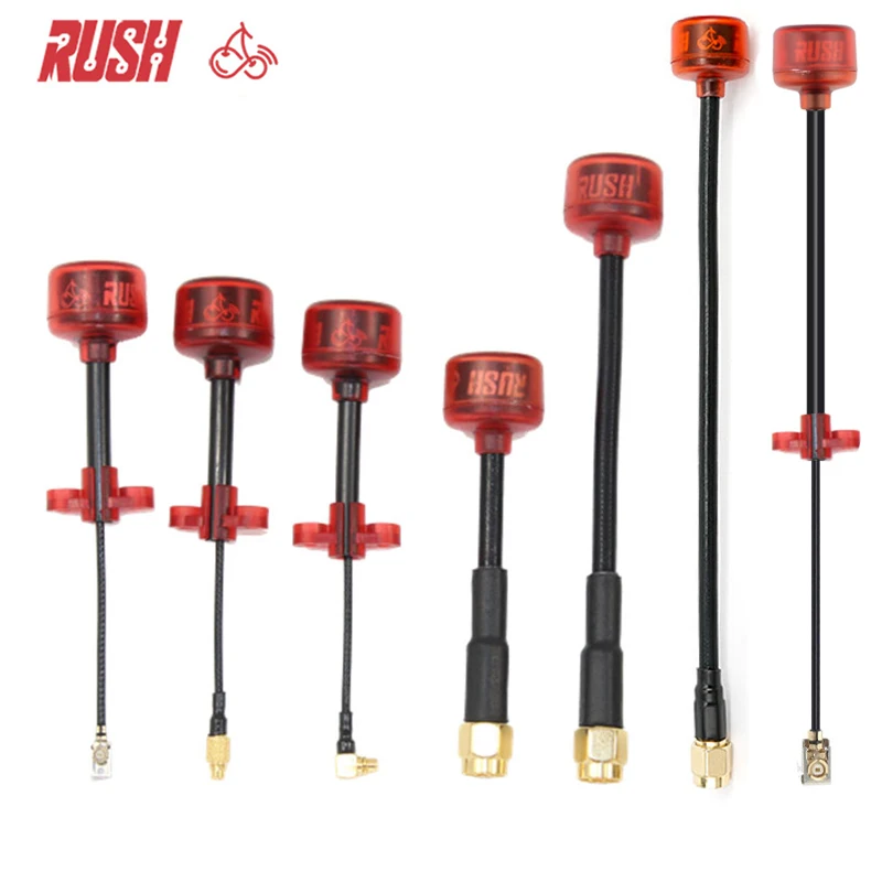 Rush Cherry-Adaptador de Conector De Antena De Longo Alcance, FPV Quadcopter Racing Drone, LHCP, RHCP, SMA, 5.8G