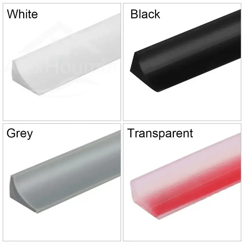 Self-Adhesive Silicone Bathroom Water Stopper Water Retaining Strip Bendable Bathroom Door Washing Machine Shower Dam Barrier - Image 4