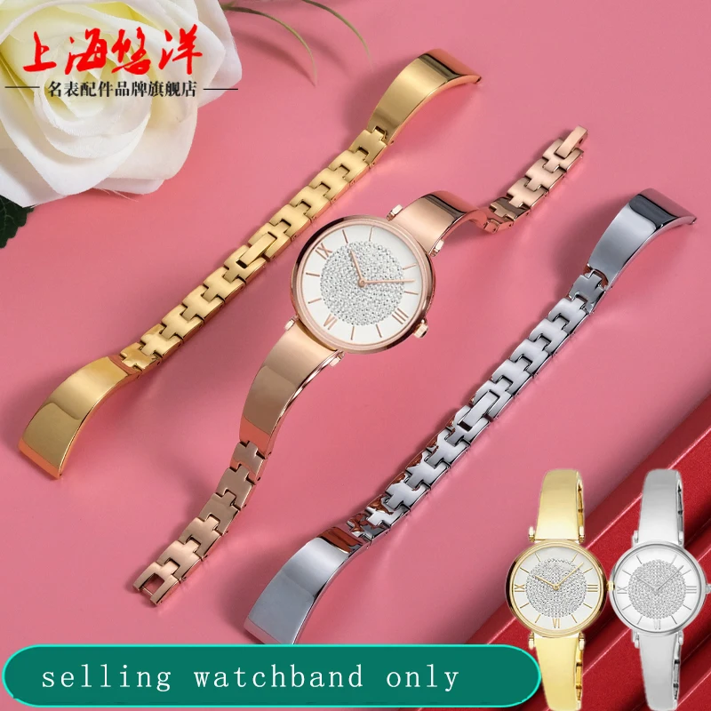 Per Armani Full Sky Star Watch Band Bracciale Da Donna Ar1926 Ar1648 Ar1763 Catena Per Orologi In Metallo In Acciaio Inossidabile 8Mm 10Mm 12Mm 14Mm