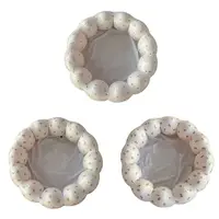 Ours pliable gonflable piscine pétale forme PVC bébé balle fosse clôture Olive Style coréen jouer eau baignoire enfant 4