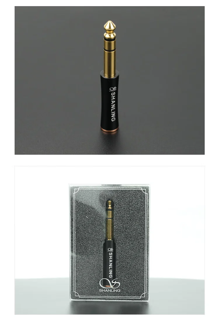 SHANLING 6.35mm 4.4mm 교체 가능한 어댑터, SM1.3 CD 플레이어 이어폰 어댑터, 남성-여성 어댑터 플러그 헤드폰 커넥터
