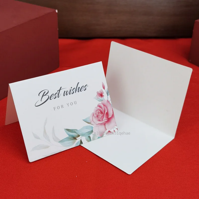 50/30/10pcs Thank You Card For Supporting Business Package Decoration Best Wishes I Love You Business Card Party Gift Card Decor