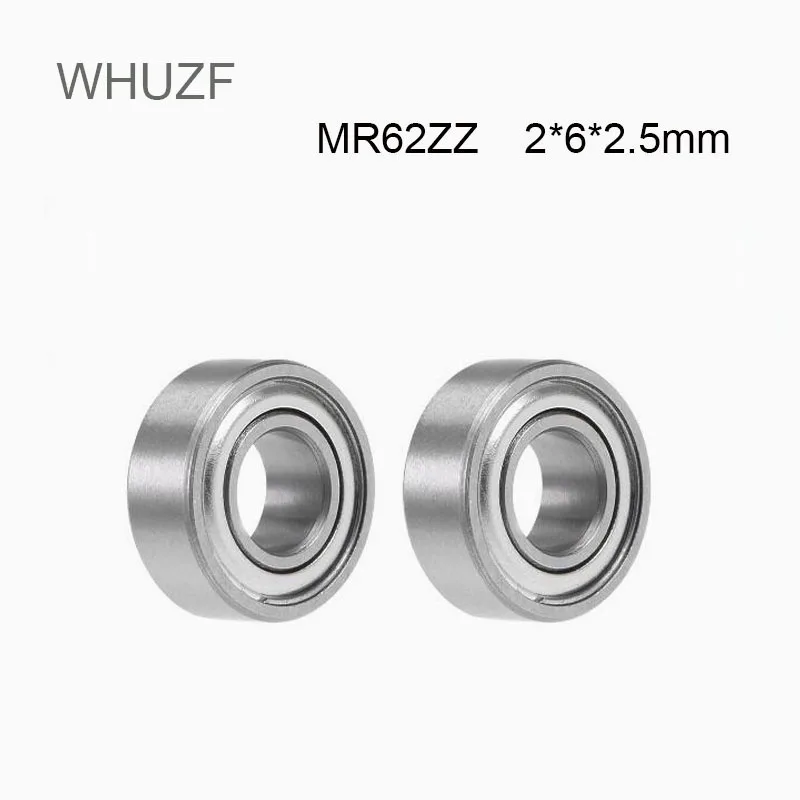 

WHUZF Бесплатная доставка MR62ZZ подшипник 10/20/50 шт. 2*6*2,5 мм флуоресцентная мини-модель MR62 флуоресцентная хромированная сталь качественная флуоресцентная W52