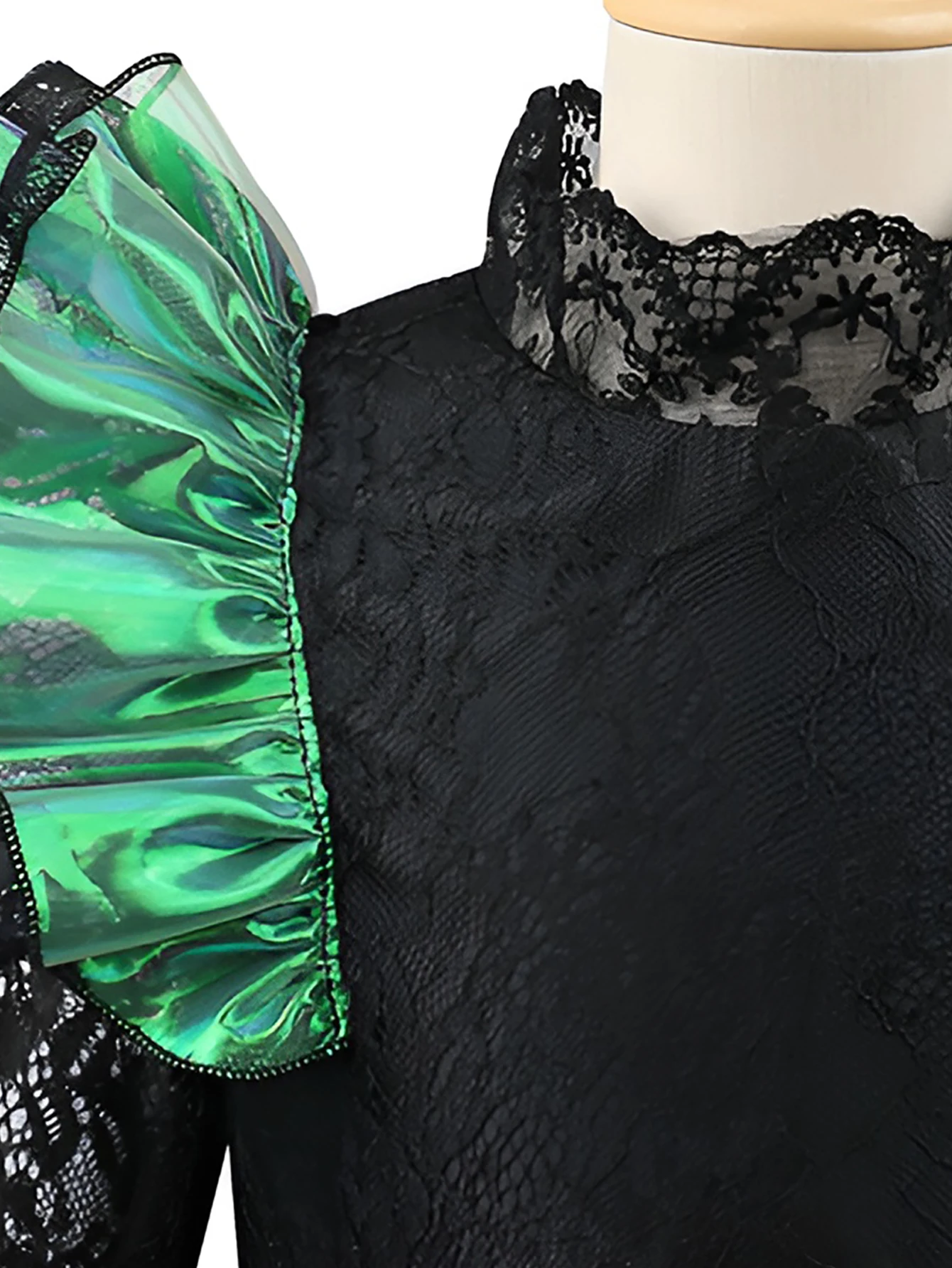 Film Böse Glinda Elphaba Mädchen Kostüm Glinda Schwarz Geburtstag Hochzeit Prinzessin Party Kleider Mädchen Halloween Hexe Kinder Kleidung – Detail 7