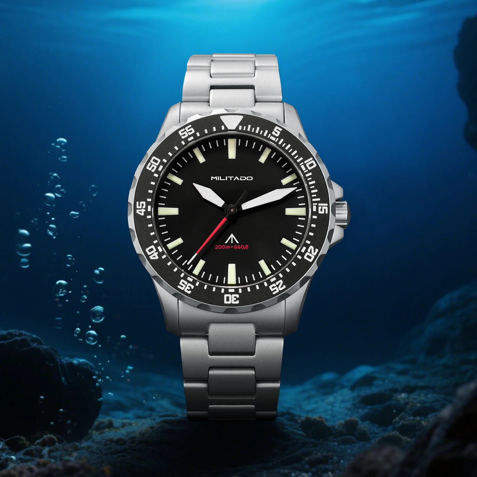 Militado ML16 Watch VH31 Sweep /515 Quartz Movement Sapphire