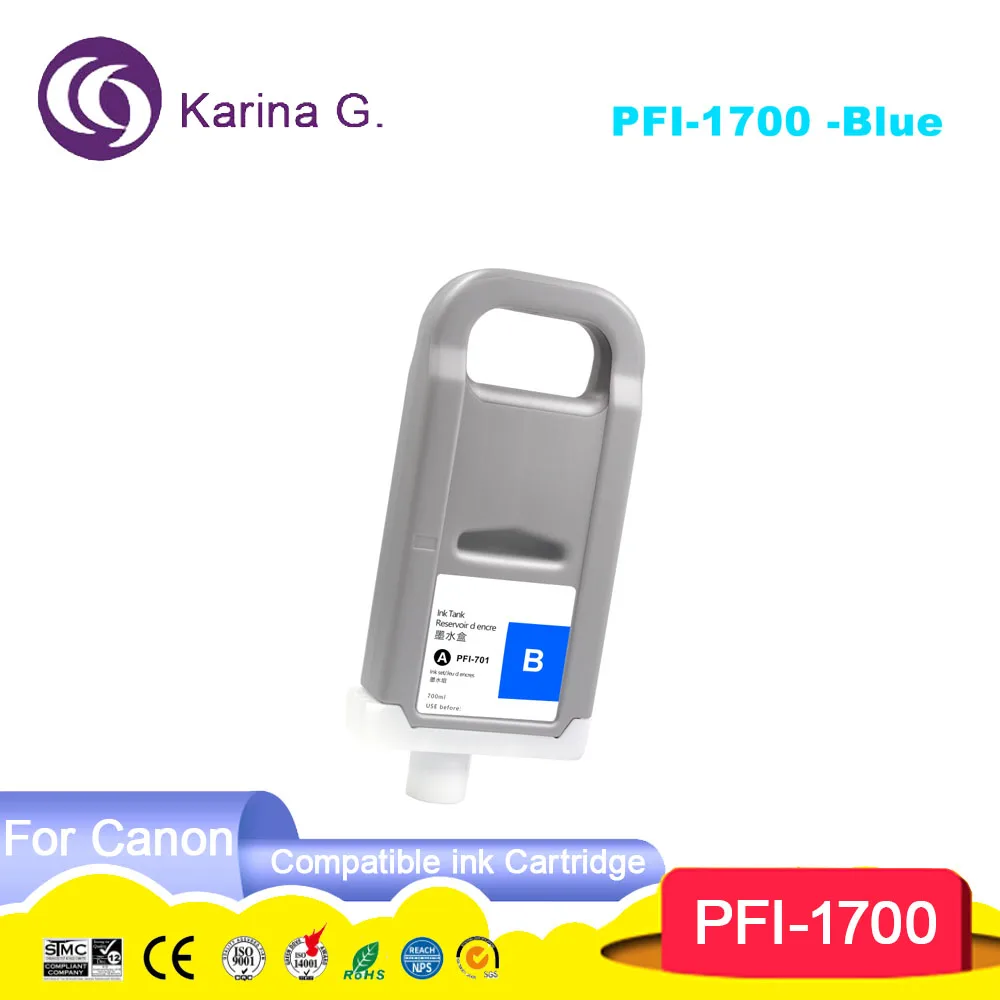 Compatible ink cartridge PFI1700 PFI-1700 100% Compatible for Pro 2000 4000 400