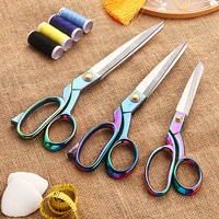 1pcs Professional Sewing Scissors Titanium Stainless Steel Blades Clippers Embroidery Craft Tailor Scissor Dressmaker Shear 2