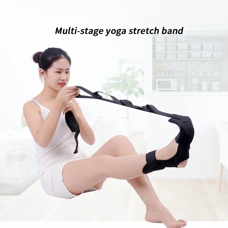 Yoga Flexibility Stretching Leg Stretcher Strap for Ballet Cheer Dance Gymnastics Trainer Yoga Flexibility Leg Stretch belt yoga strap