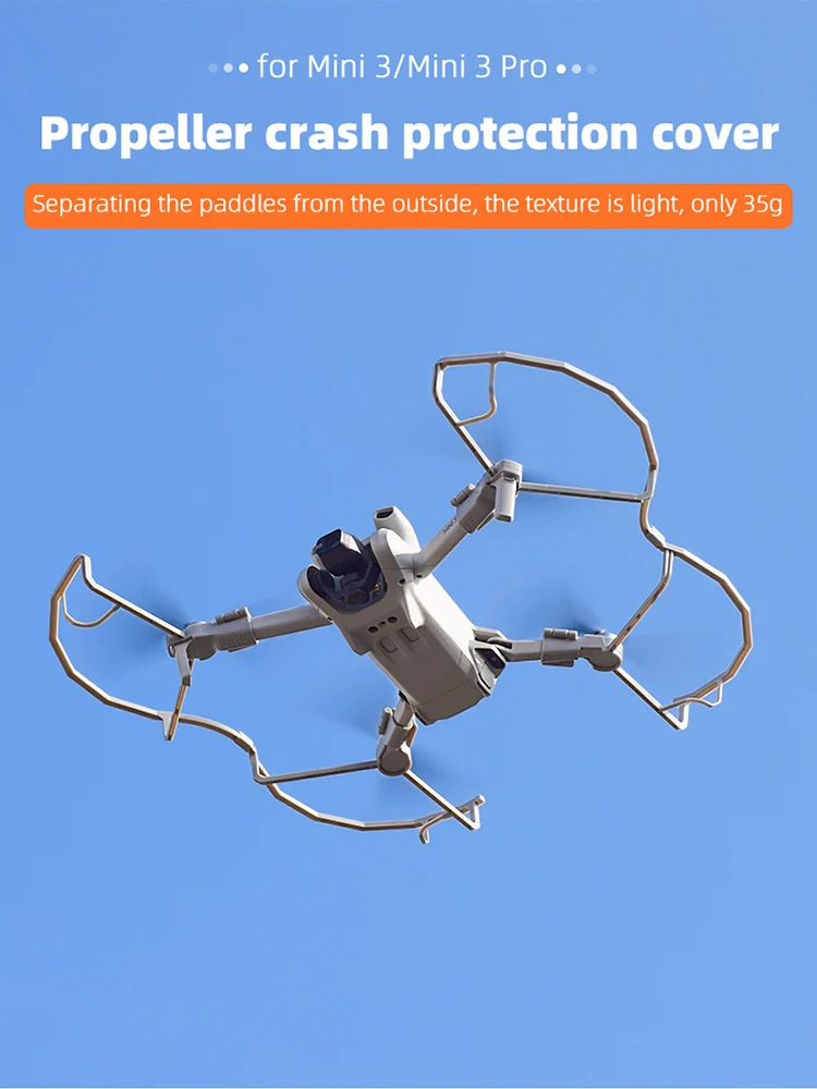 Description Picture 2 of itemPropeller Guard Props Blade Protector Cover Ring Landing Gear Leg for DJI Mini 3/Mini 3 Pro Crash Drone Protective Accessories