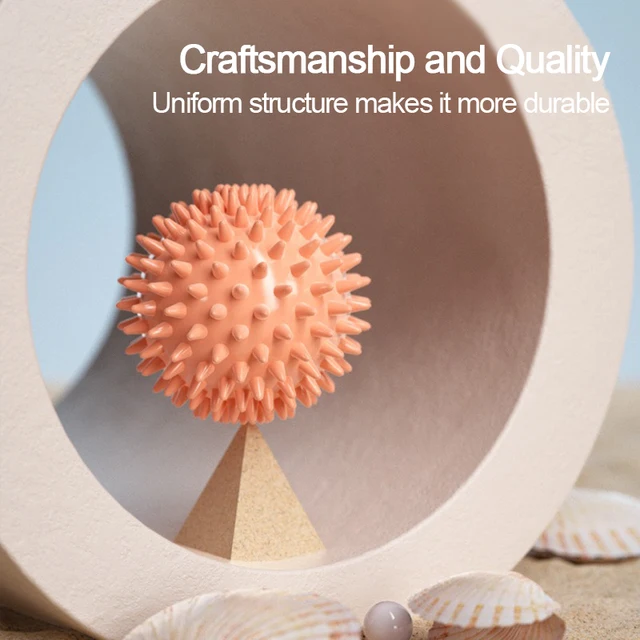 Foot massage ball with spikes pilates yoga Sports Fitness Muscle Relaxation  massage ball plantar fasciitis therapy ball AMQ001 3
