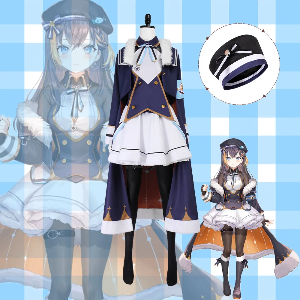 VTuber: Nijisanji Petra Gurin | Sailor Uniform Cosplay Costume 23 Nijisanji Petra Sailor Uniform Cosplay Costume for Women (Unofficial)