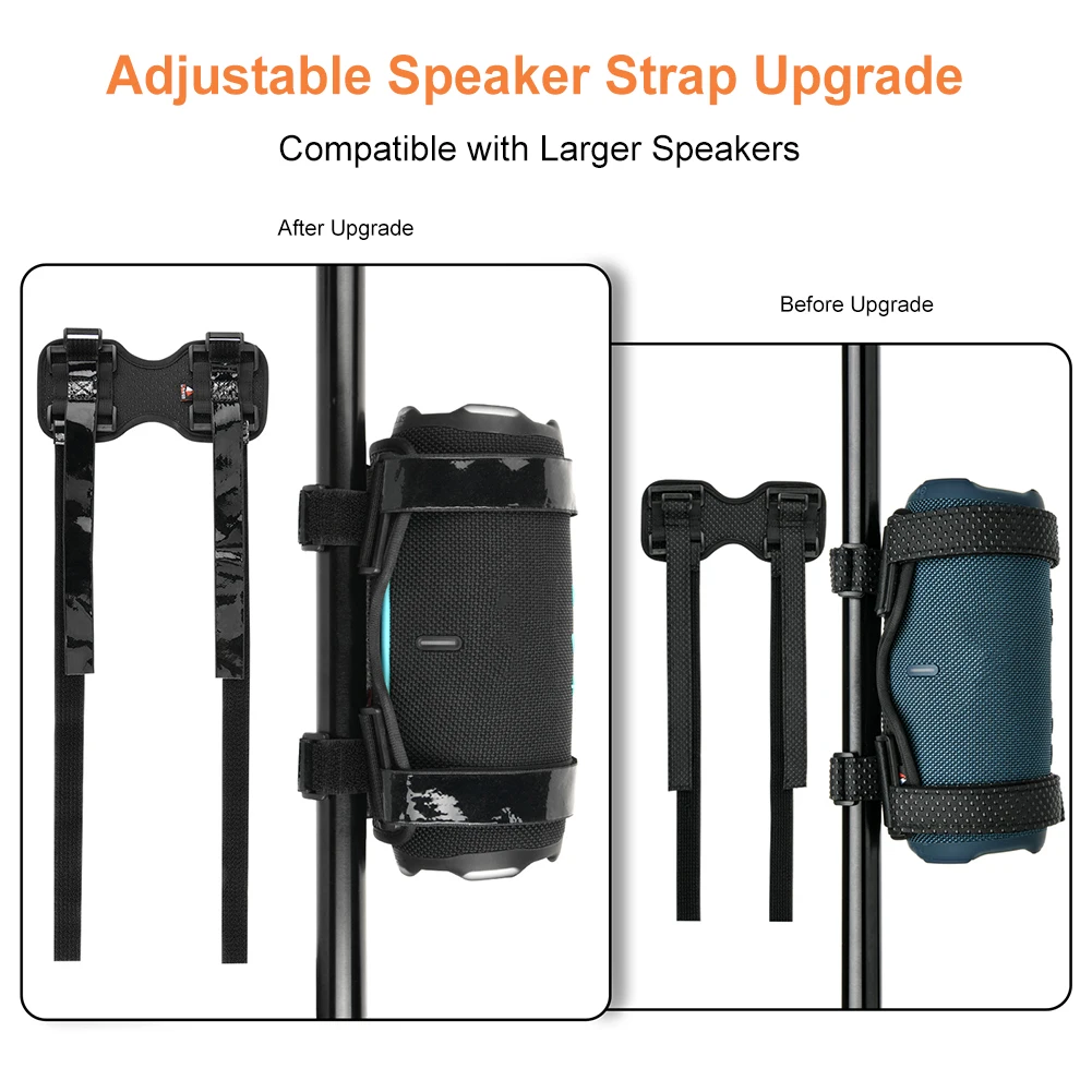 New Speaker Fixed Strap Outdoor Speaker Adjustable Strap Attachment Portable Bike Speaker Mount for JBL Flip and Charge Series