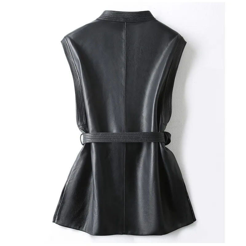 Рисунок 2 - Женская куртка из ПУ кожи без рукавов