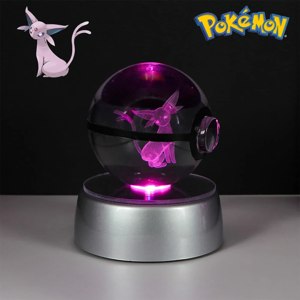 Pokemon Dialga Ninetales Lucario Lamp Model Toy Butterfree Lugia